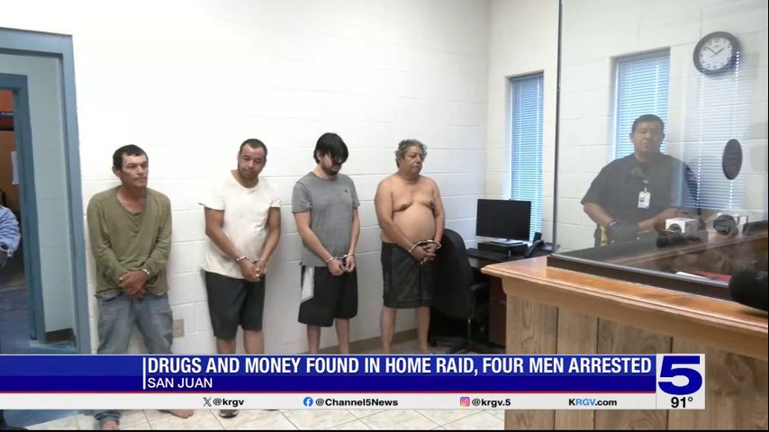 4 men charged after San Juan drug busts nets cash, cocaine and marijuana