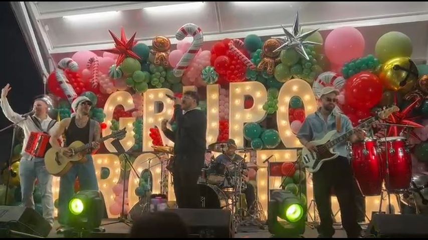 Grupo Frontera holds first holiday block party