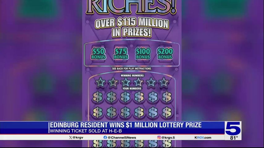 Anonymous Edinburg Resident Claims 1 Million Prize In A Texas Lottery Scratch Ticket