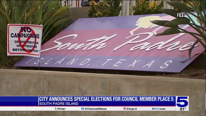 South Padre Island announces special election for Council Member Place 5