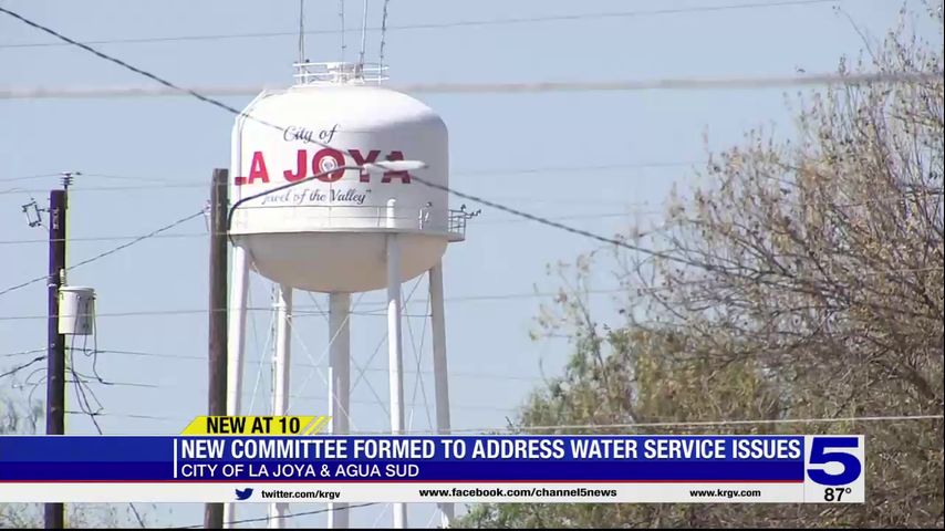 City of La Joya and Agua SUD addressing water service concerns under new committee