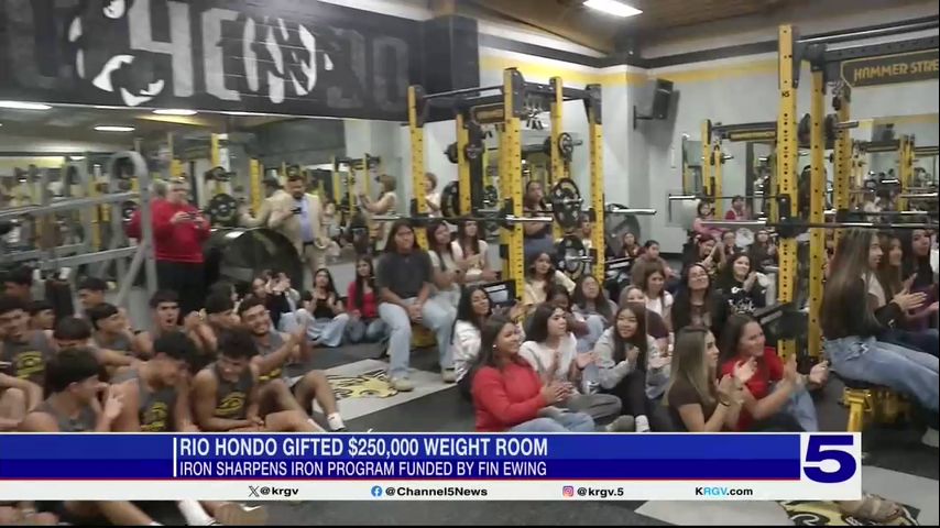Rio Hondo ISD gifted $250,000 weight room for student athletes