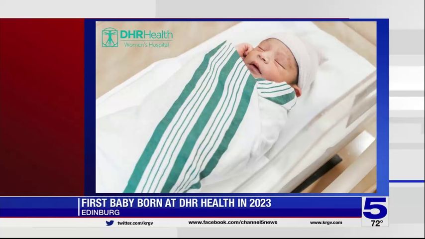First baby born at DHR-Health in 2023