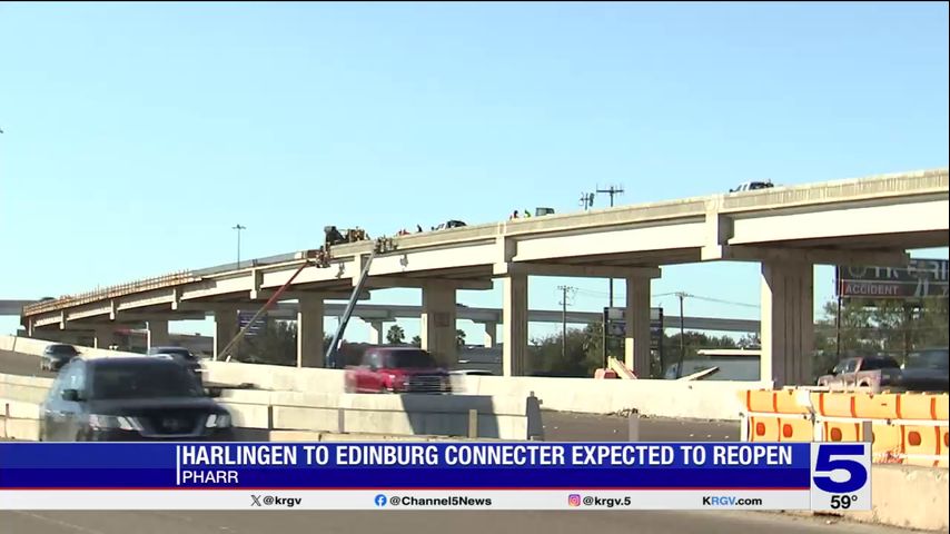 Harlingen to Edinburg connector set to open this weekend