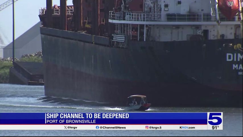 Dredging project aims to deepen ship channel at Port of Brownsville