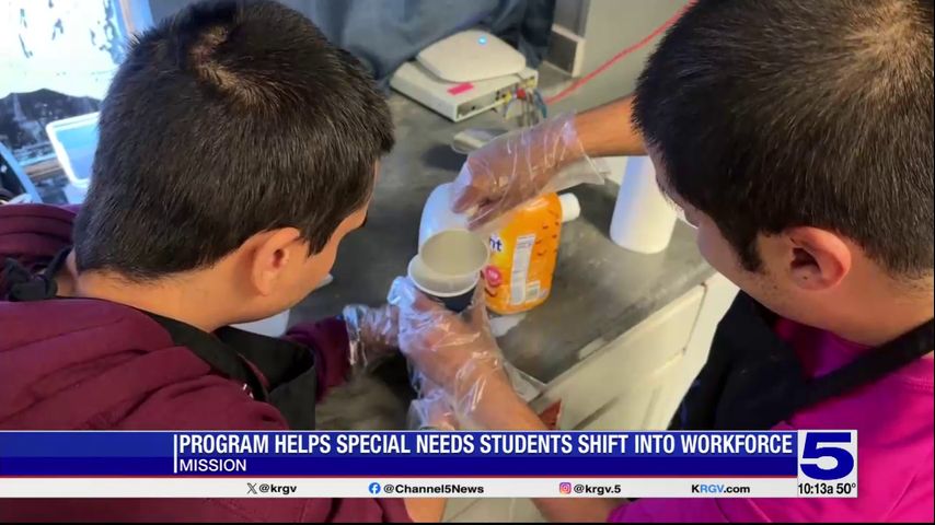 Mission CISD program helps special needs students shift into the workforce