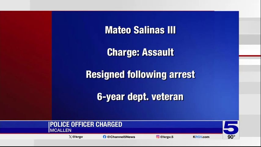 McAllen police officer arrested for allegedly assaulting wife