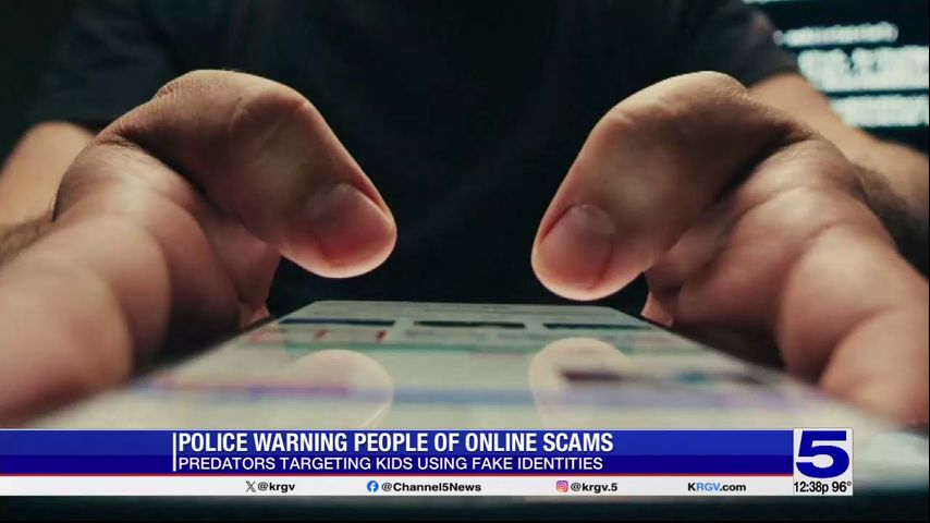 Weslaco police officers warning parents of extortion scams targeting children