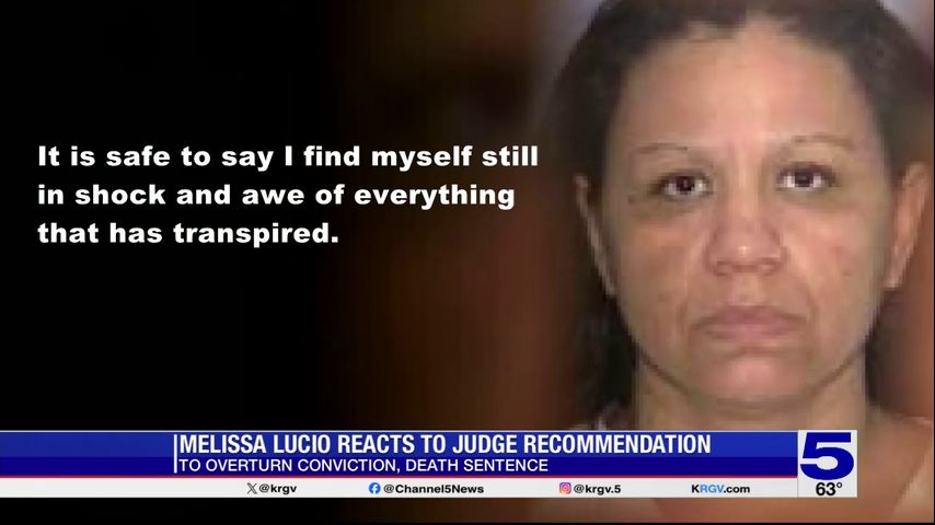 Melissa Lucio reacts to judge finding her innocent in daughter’s death