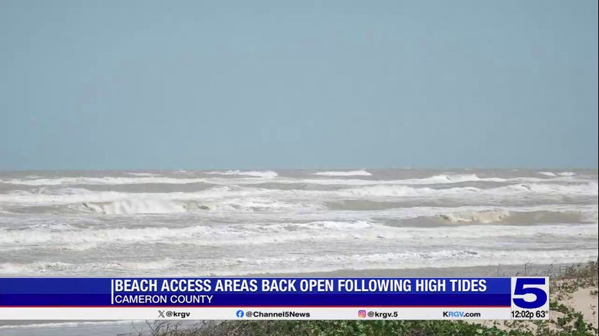 Cameron County reopens beach access areas