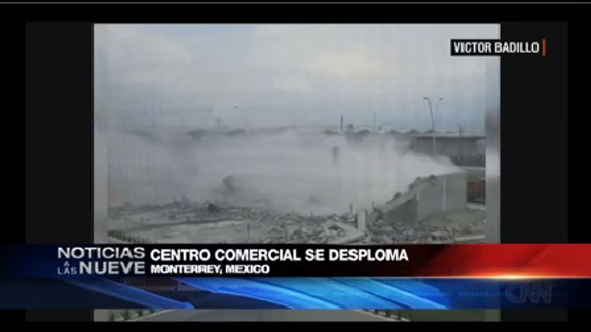 Buscan Víctimas de Desplome de Edificio en Monterrey