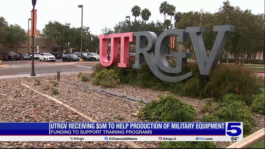 UTRGV receives funding to help production of military equipment