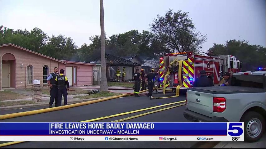 No injuries reported in McAllen house fire