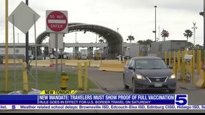 Non-US travelers must show proof of vaccination... Non-US travelers must show proof of vaccination at border starting Saturday