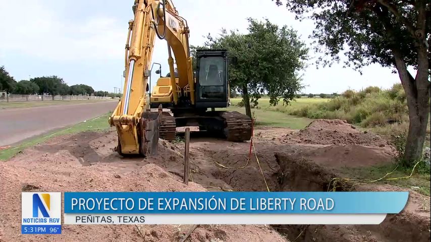 Peñitas avanza con proyecto de expansión de Liberty Road