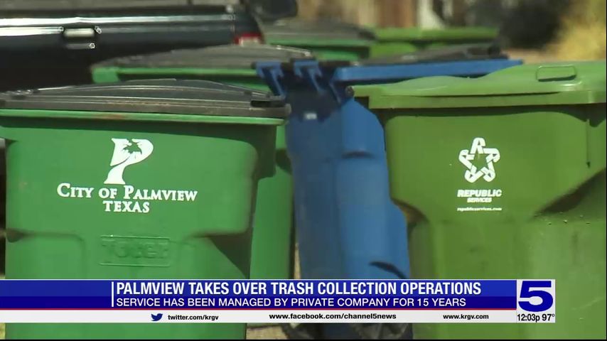 City of Palmview takes over trash collection operations