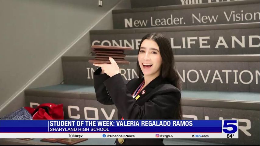 Student of the Week: Sharyland High School's Valeria Regalado Ramos