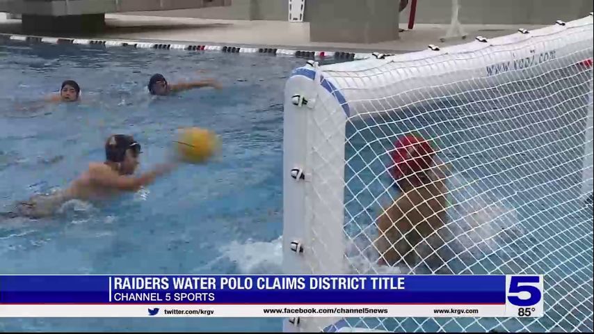 PSJA Raiders water polo team claims district title