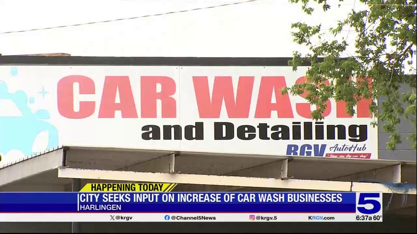 City of Harlingen proposal would limit the amount of new car washes in the area