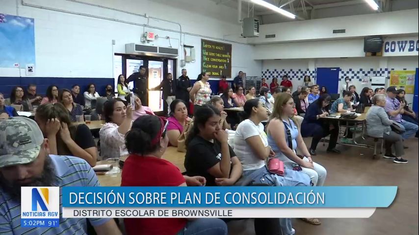 Decisión sobre plan de consolidación del distrito escolar de Brownsville