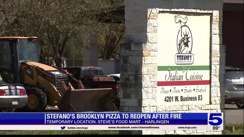 Stefano's Brooklyn Pizza reopening at Steve's Food Mart in Harlingen