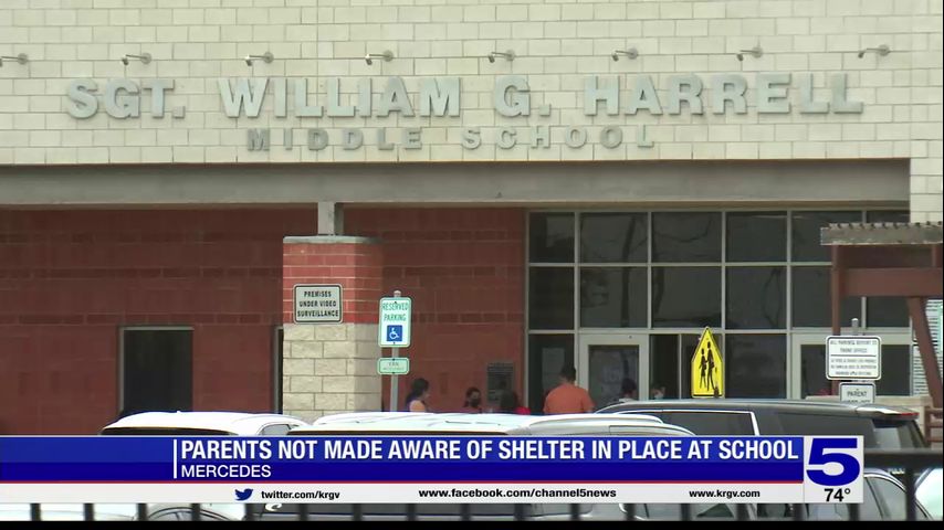 Parents react after Mercedes middle school ordered to shelter in place