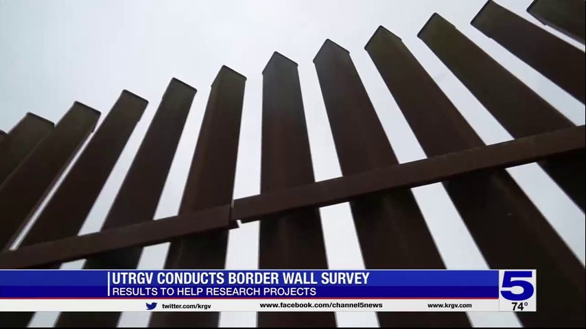 UTRGV survey finds support grew for border wall