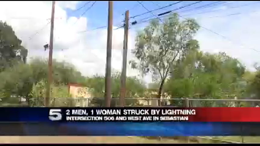 Emergency Crews Respond to Reported Lightning Strike, 3 Injured