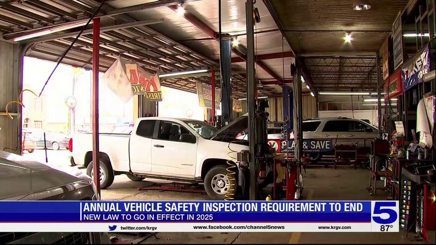 Annual vehicle safety inspection requirement to end by 2025