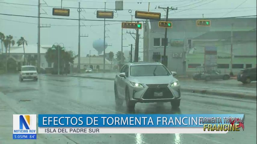 Residentes de la Isla del Padre Sur en alerta tras el paso de la tormenta tropical Francine