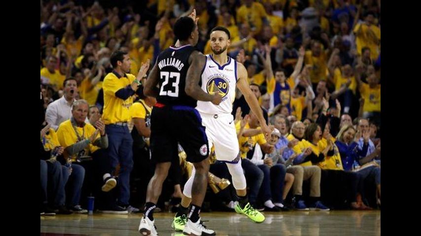 Curry's 38 points lead Warriors to Game 1 win over Clippers