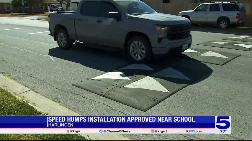 Speed humps installation approved near Harlingen school following ...