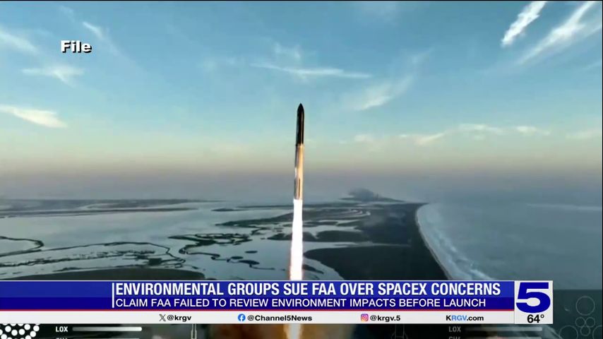 Environmental Groups Sue FAA Over SpaceX Concerns