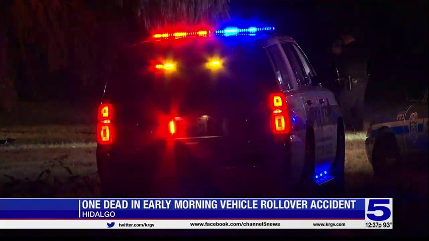 One dead after rollover crash in Hidalgo - Vimarsana News