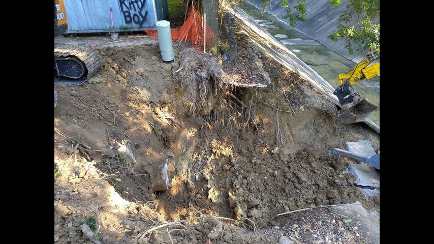 Ten years in the making, canal sinkhole finally fixed - Vimarsana News