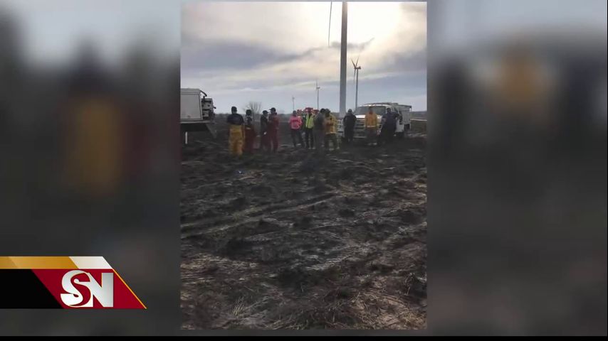 Incendio de maleza en Rio Grande City