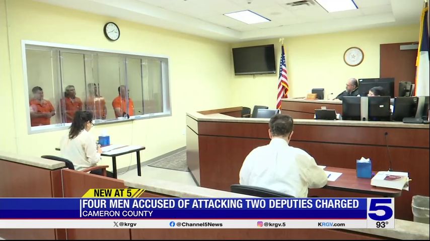 Suspects accused of attacking Cameron County deputies arraigned