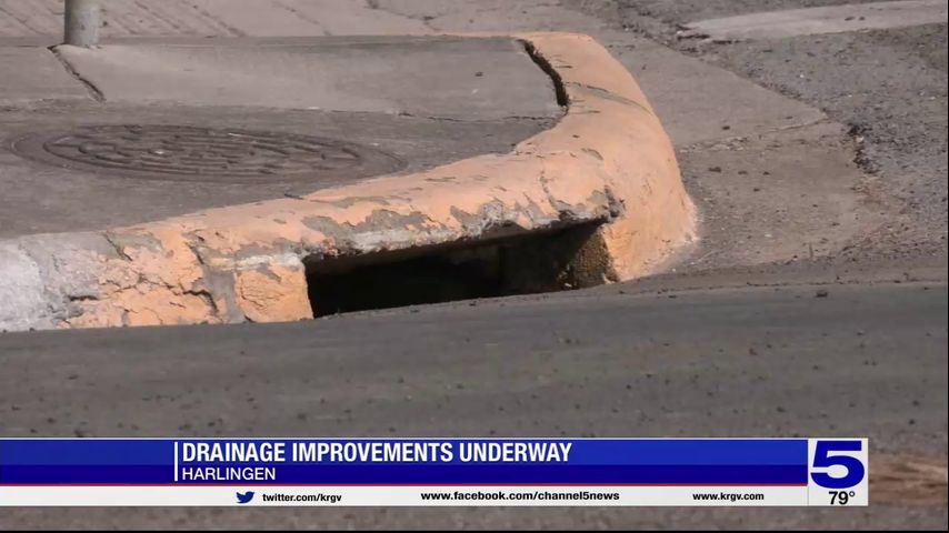 Drainage improvements in Harlingen underway