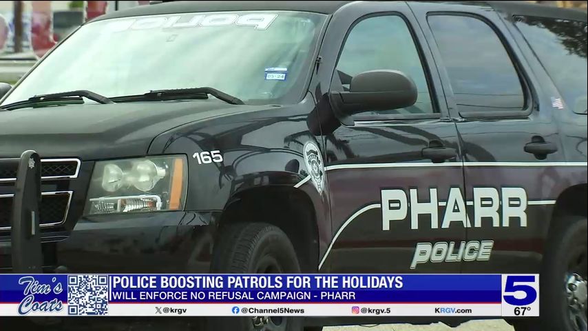 Pharr police boosting patrols for the holidays