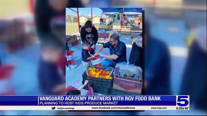 Vanguard Academy partners with RGV Food Bank