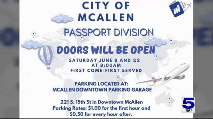 City of McAllen hosting two passport fairs in June