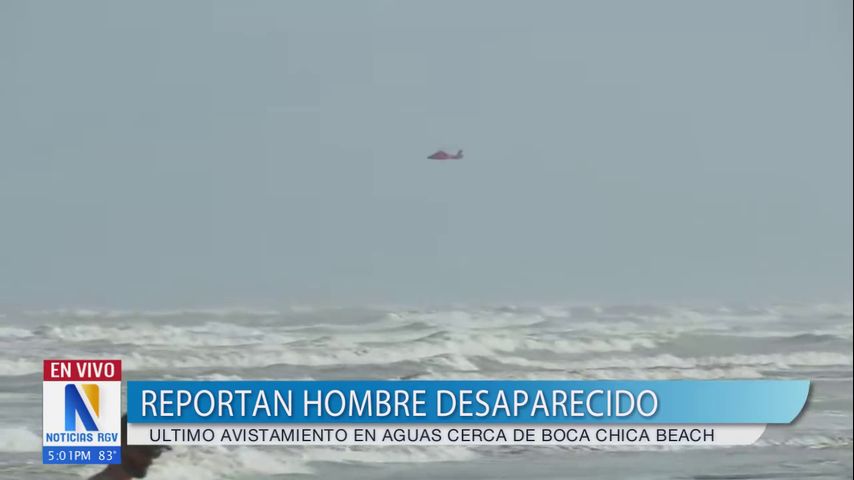 Reportan hombre desaparecido en aguas cerca de Boca Chica