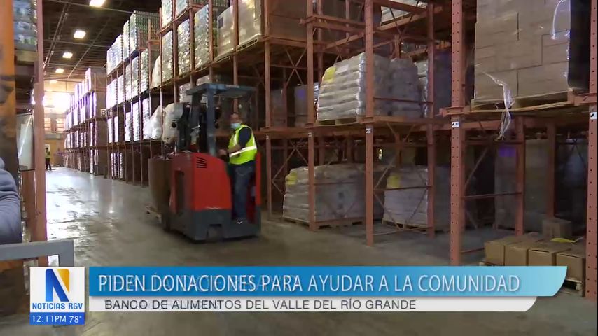 El Banco de Alimentos solicita donaciones para ayudar a la comunidad del Valle