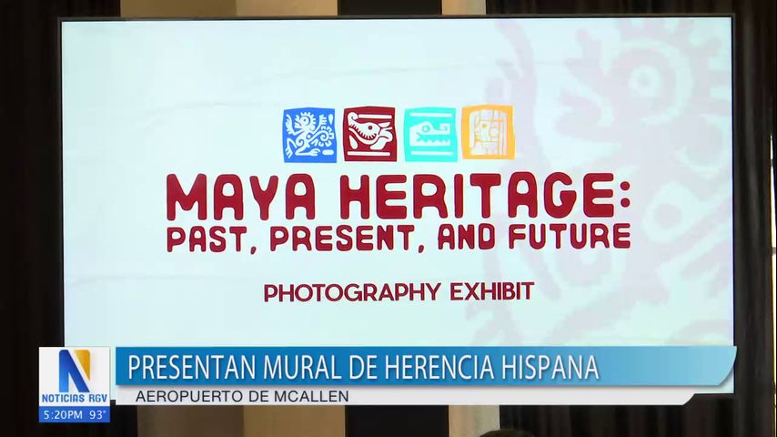 Aeropuerto de McAllen presenta mural de herencia hispana