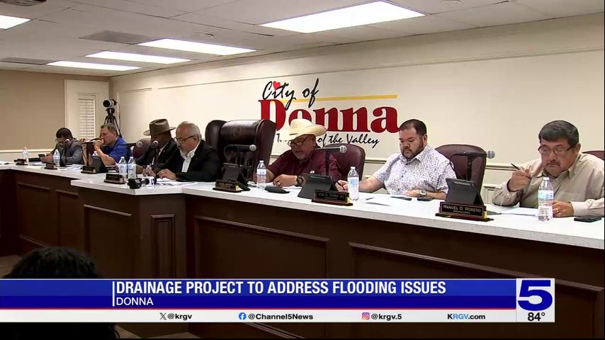 Donna city leaders approve start of new drainage project