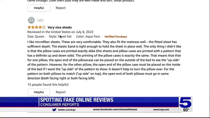 Consumer Reports: Buyer Beware: Fake online reviews