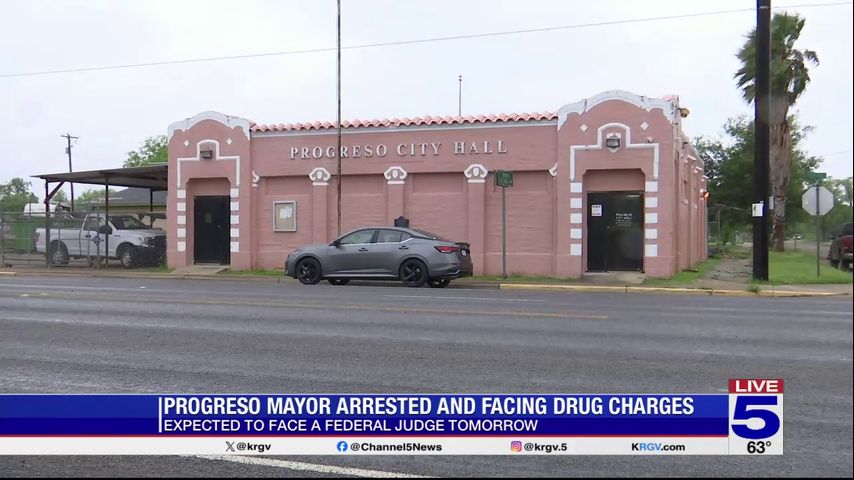 Progreso mayor arrested on drug charges, faces federal court Tuesday