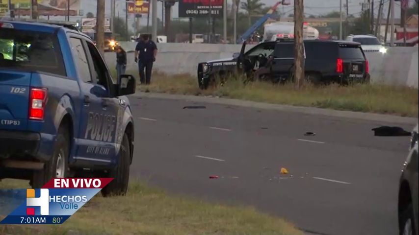 Motociclista muere después de un accidente en una calle lateral en Alamo, así lo informo el jefe de policía