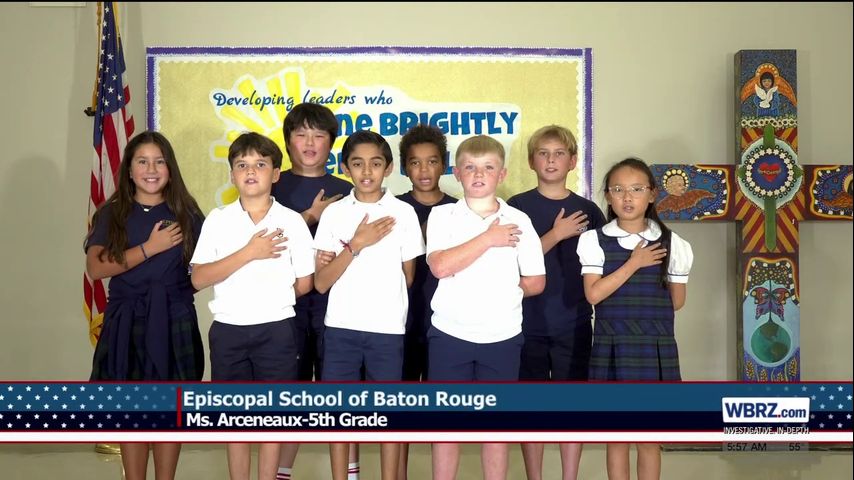 The Pledge of Allegiance, Episcopal School of Baton Rouge, Ms ...