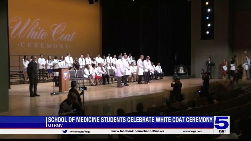 UTRGV medical school students celebrate white coat ceremony